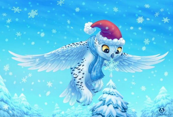 Новогодняя Совушка