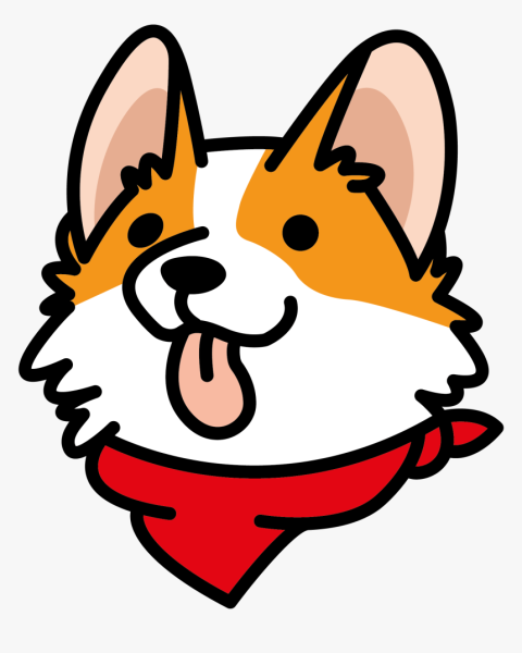 Собака корги вектор