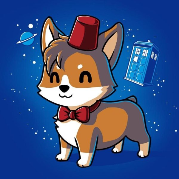 Корги мультяшные