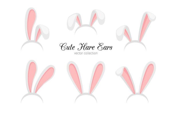 Заячьи уши вектор