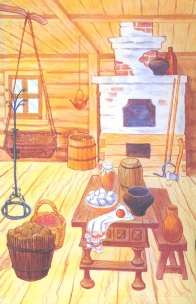 Русская изба убранство русской избы