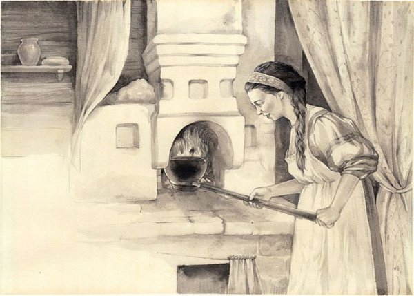 Избы древней Руси изнутри