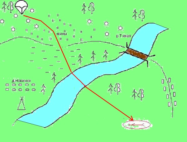 Топографическая карта местности