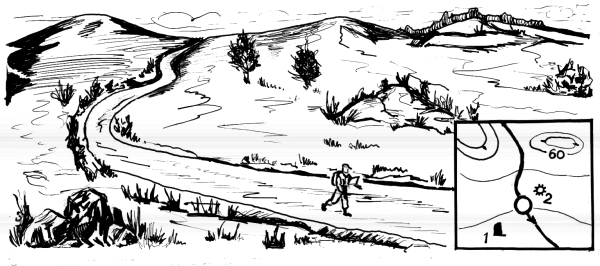 Рисуем холмистую местность