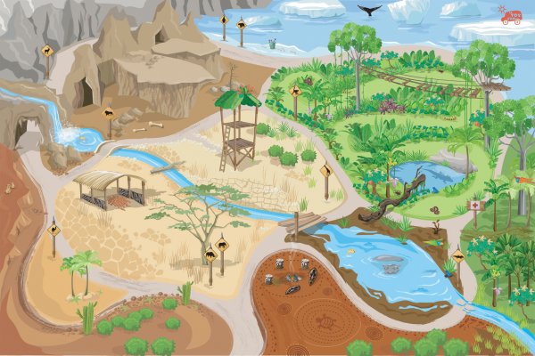 Лагерь орков ДНД карта