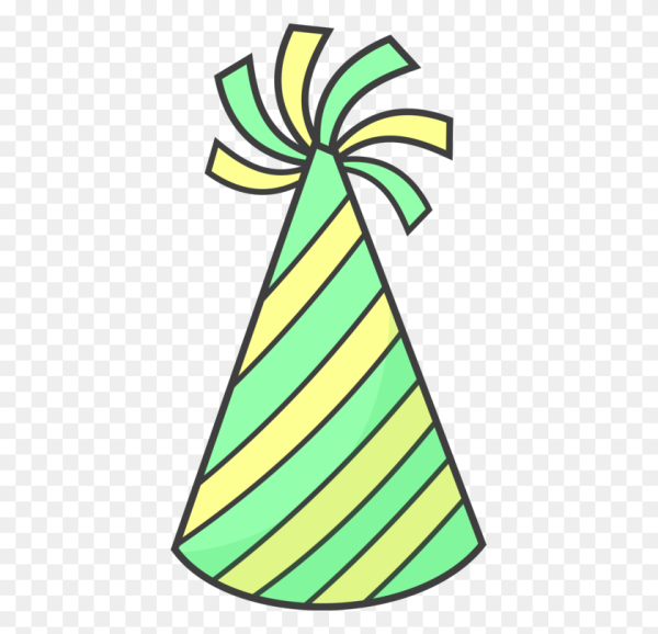 Рисованный колпак день рождения