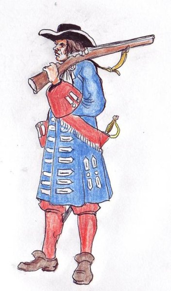 Нарисовать мушкетера