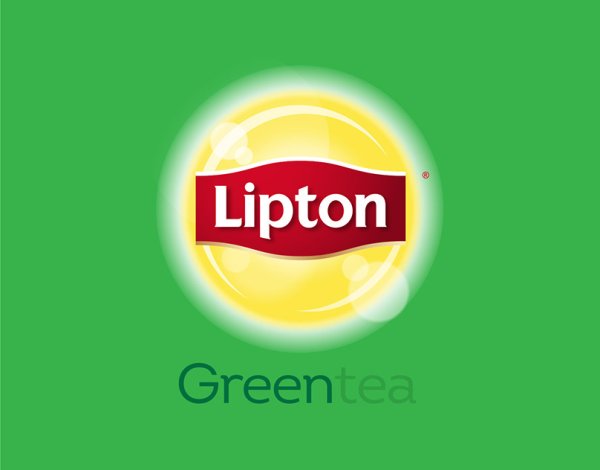 Липтон зеленый этикетка