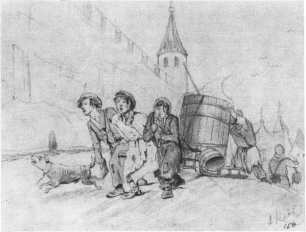 Перов тройка эскизы