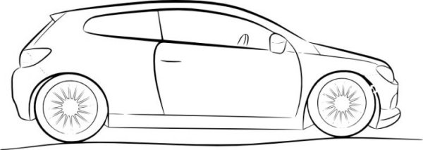 Машины для рисования сбоку