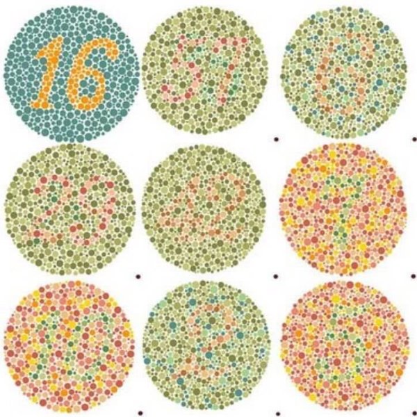 Дальтонизм на зеленый цвет