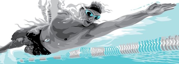 Плавание рисунок