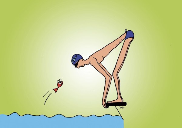 Плавание картинки раскраски