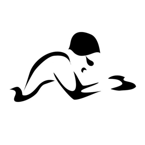 Трафарет плавание