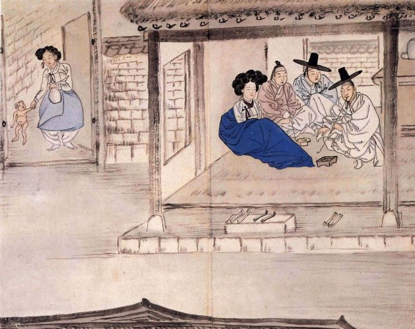 Корейская Национальная живопись чосонхва