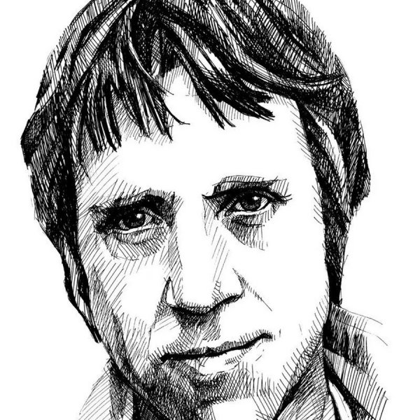 Карандашный портрет Высоцкого