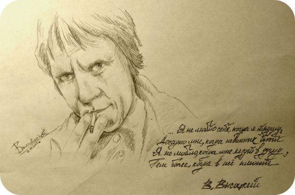 Поэтов портреты Высоцкий