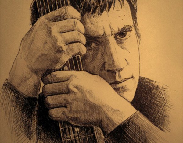 Владимир Высоцкий трафарет