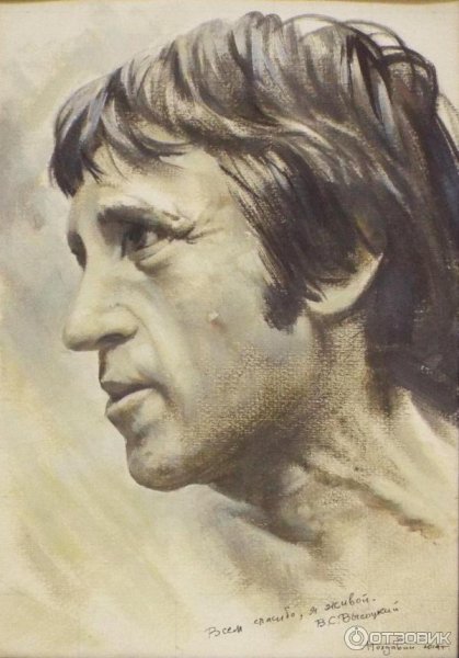 Высоцкий портрет Графика