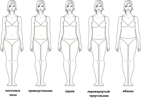 Типажи женских фигур