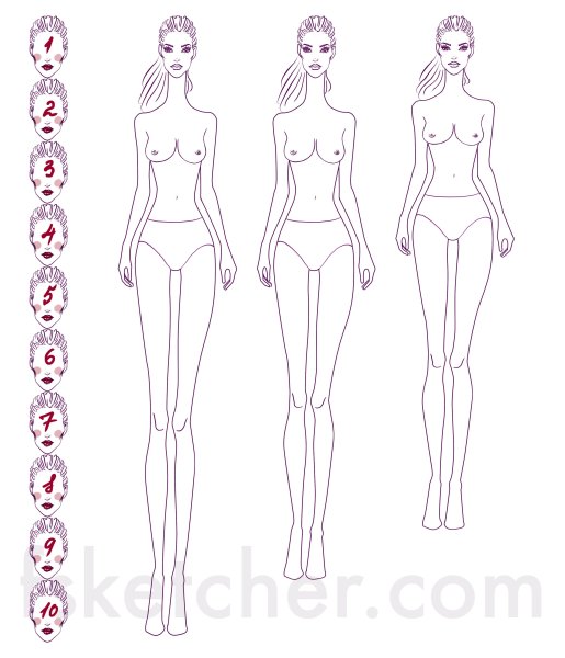 Фигура для рисования одежды