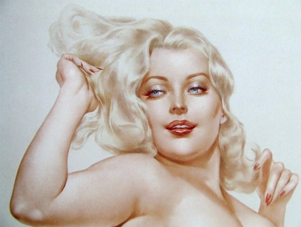 Современный пин ап арт