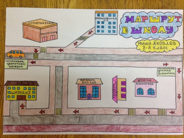 Моя безопасная дорога в школу