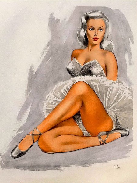 Зарисовки женской фигуры