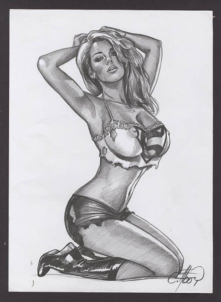 Девушка ангел тату эскиз