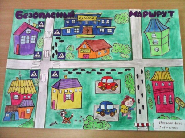 Маршрут дом детский сад