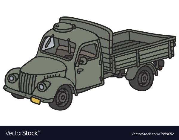 Военный грузовик рисунок для детей