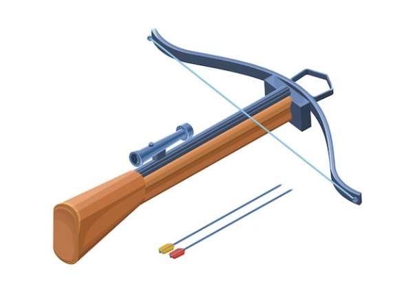 Нарисовать арбалет