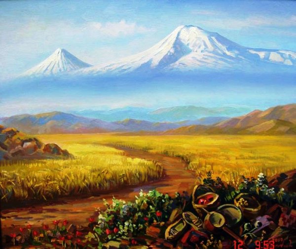 Пейзаж горы Арарат