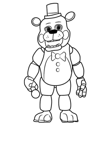 Фредди фазбер рисунок