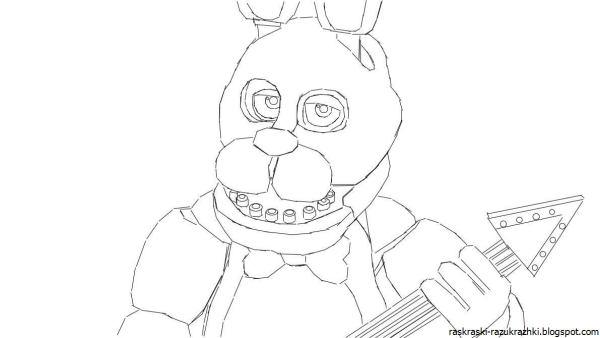 Маска АНИМАТРОНИКА Голден Фредди