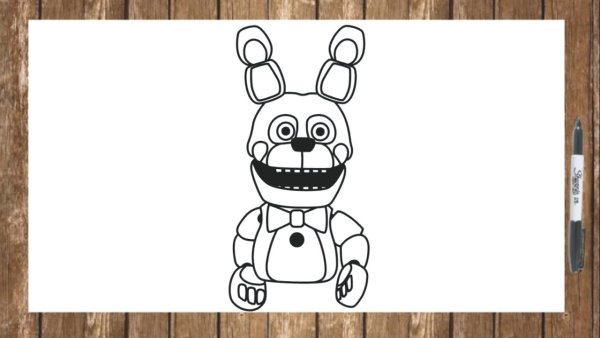 Голова Бонни из ФНАФ 2