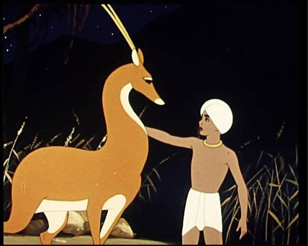 Герои мультфильма Золотая антилопа