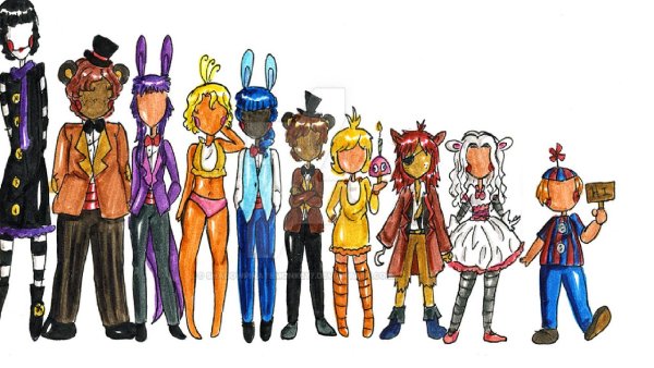 FNAF Бонни раскраска