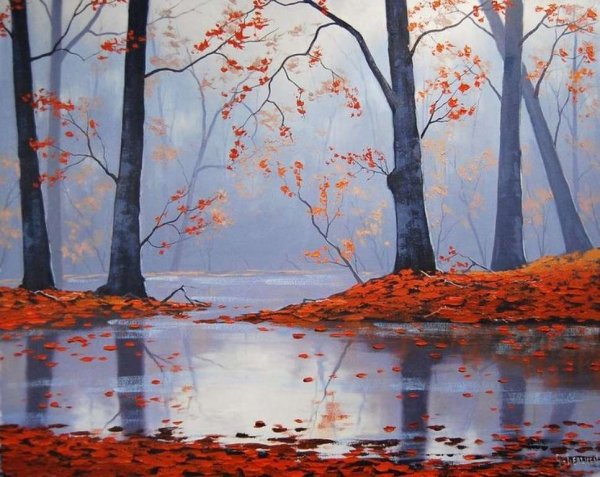 Художник Graham Gercken осень