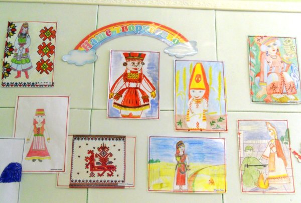 Выставка рисунков любимый край