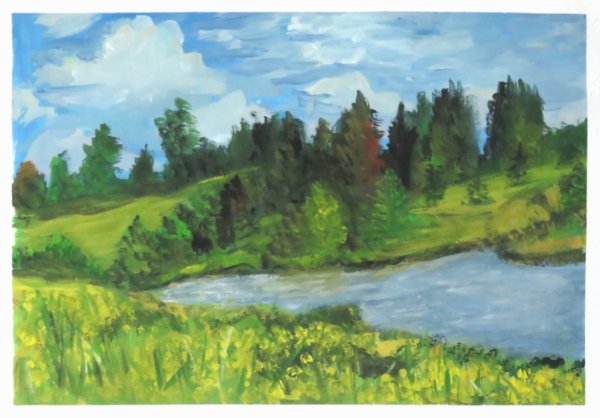 Пейзаж Удмуртии рисунки