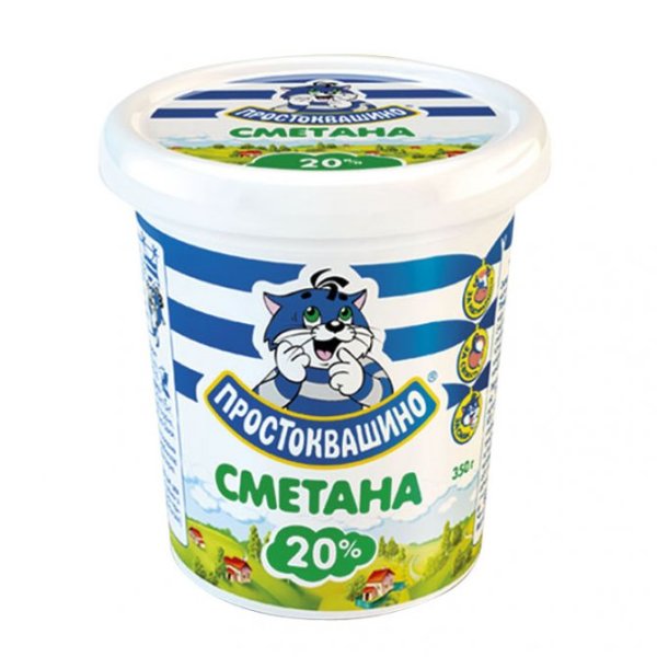 Простоквашино сметана 20%