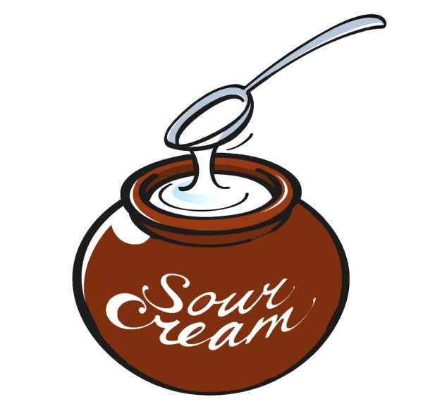 Сметана раскраска