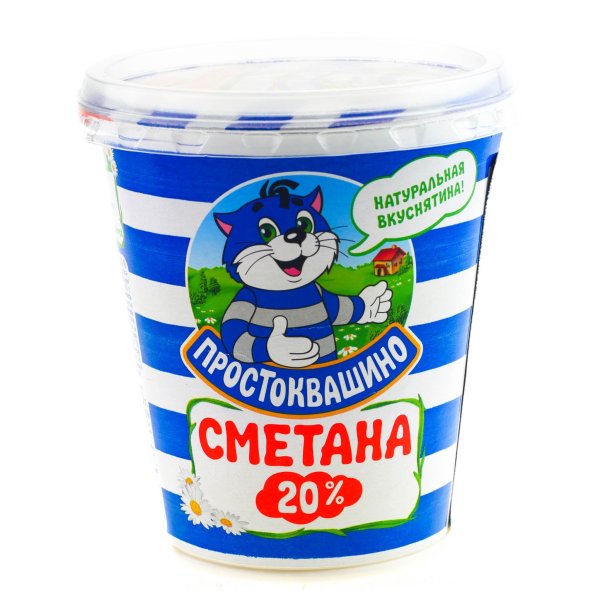 Сметана Простоквашино 25% 315г