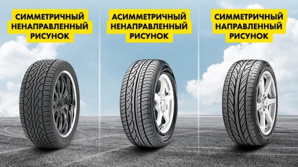 Симметричный ненаправленный рисунок протектора