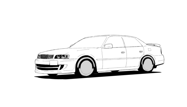 Toyota Chaser 100 рисунок