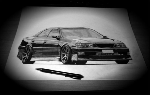 Toyota Chaser рисунок