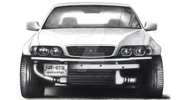 Toyota Chaser jzx100 рисунок