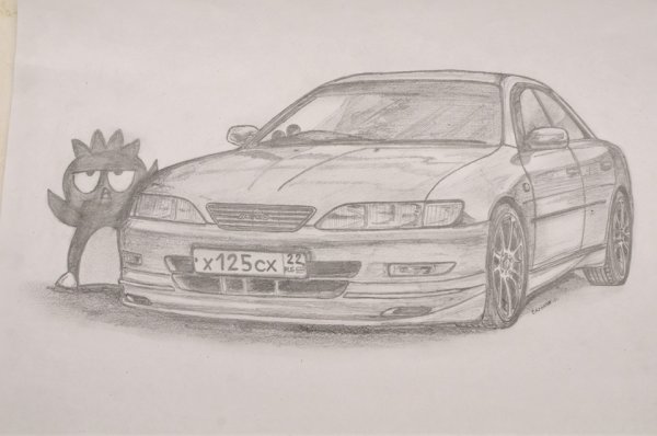 Разукрашки машина Тойота Марк 2