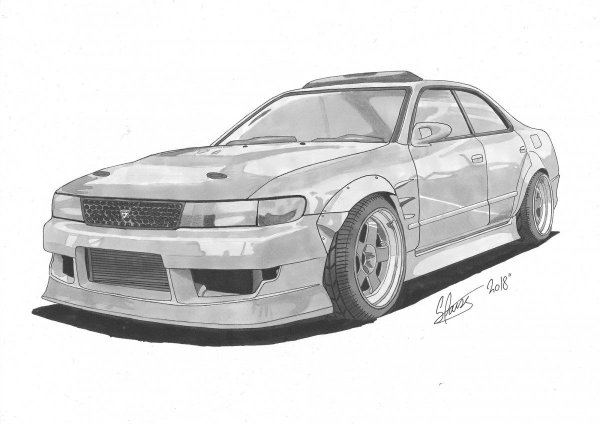 Toyota Chaser чертеж